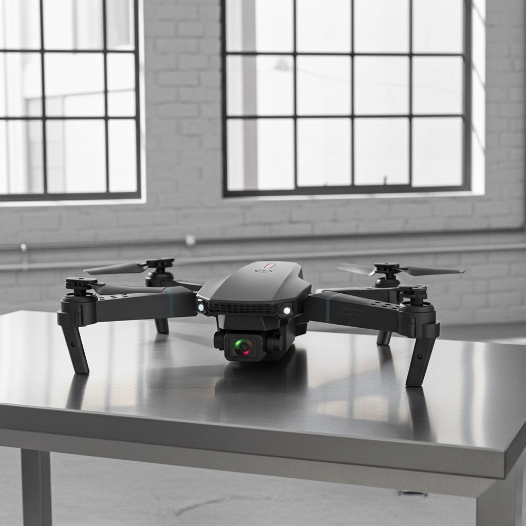 E88 Pro Foldable Quadcopter Drone - WIFI FPV, HD 4K Camera, Altitude Hold - Garnet Electronics