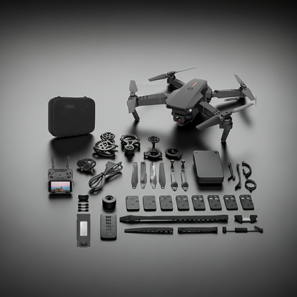 E88 Pro Foldable Quadcopter Drone - WIFI FPV, HD 4K Camera, Altitude Hold - Garnet Electronics